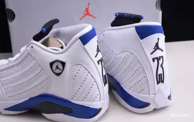 AIR JORDAN WHITE HYPER 487471-104 RETRO ROYAL 14 - 0701